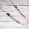 ANIMAL PRINT SHELL & GLASS BEADED NECKLACE - Image 11