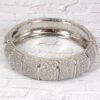 SILVER SPARKLE BANGLE BRACELET - Image 3