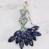 FASHION LADY MERMAID CRYSTAL PIN BROOCH - Image 3