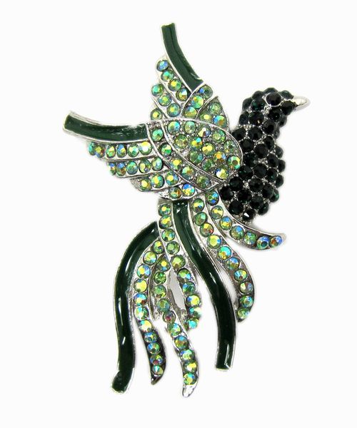 jewelry shaped like a bird in flight