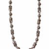 BLACK DIAMOND GLASS & CRYSTAL NECKLACE - Image 2