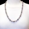BLACK DIAMOND GLASS & CRYSTAL NECKLACE - Image 3