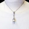 PEARL AND CRYSTAL PENDANT NECKLACE - Image 4