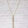 FOUR SIDED CRYSTAL BAR PENDANT - Image 5