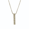 CRYSTAL BAR PENDANT NECKLACE