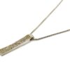 CRYSTAL BAR PENDANT NECKLACE - Image 2