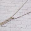 CRYSTAL BAR PENDANT NECKLACE - Image 8