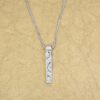CRYSTAL BAR PENDANT NECKLACE - Image 5