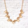 WHITE CATS EYE & CRYSTAL NECKLACE SET - Image 7