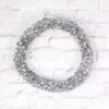 SPARKLING GRAY BLACK DIAMOND ALL GLASS BEADED BRACELET - Image 9