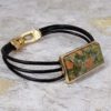 GREEN UNAKITE AGATE STONE BRACELET - Image 4