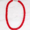 SPARKLING RED GLASS BEADED NECKLACE - Image 7