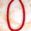 SPARKLING RED GLASS BEADED NECKLACE - Image 8