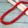 SPARKLING RED GLASS BEADED NECKLACE - Image 10