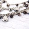 BLACK DIAMOND GLASS BEADED LAYERED NECKLACE - Image 4