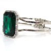 LARGE GREEN CRYSTAL BRACELET - Image 2