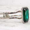 LARGE GREEN CRYSTAL BRACELET - Image 5