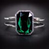 LARGE GREEN CRYSTAL BRACELET - Image 3