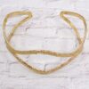 GOLD TEXTURED CUFF BRACELET - Image 3