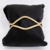 GOLD TEXTURED CUFF BRACELET - Image 10