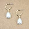 PEARL TEARDROP EARRINGS - Image 3