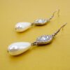 PEARL AND CRYSTAL STATEMENT EARRINGS - Image 3