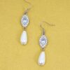 PEARL AND CRYSTAL STATEMENT EARRINGS - Image 5