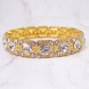 SPARKLING CLEAR CRYSTAL STRETCH BRACELET - Image 2