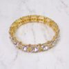 SPARKLING CLEAR CRYSTAL STRETCH BRACELET - Image 3