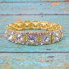 SPARKLING CLEAR CRYSTAL STRETCH BRACELET - Image 4