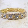 SPARKLING CLEAR CRYSTAL STRETCH BRACELET - Image 6