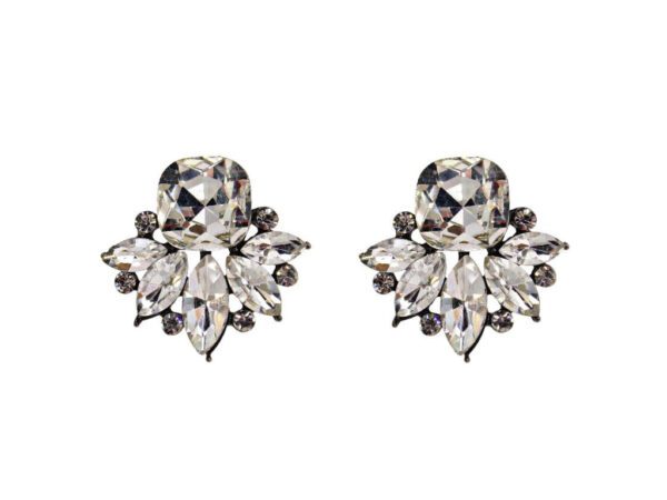 ELEGANT CRYSTAL STATEMENT EARRINGS