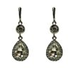 LONG CRYSTAL TEARDROP EARRINGS