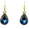 BLUE & CLEAR CRYSTAL SWIRL NECKLACE SET - Image 6