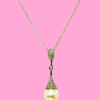 PEARL AND CRYSTAL PENDANT NECKLACE - Image 10