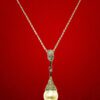 PEARL AND CRYSTAL PENDANT NECKLACE - Image 9