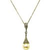 PEARL AND CRYSTAL PENDANT NECKLACE