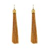 GOLD FRINGE CHAIN EARRINGS