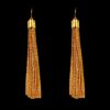 GOLD FRINGE CHAIN EARRINGS - Image 4