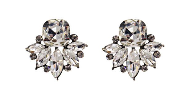 ELEGANT CRYSTAL STATEMENT EARRINGS - Image 8