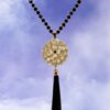 LARGE WHITE FLOWER PENDANT TASSEL NECKLACE - Image 2