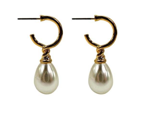 PEARL TEARDROP EARRINGS
