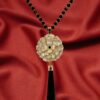 LARGE WHITE FLOWER PENDANT TASSEL NECKLACE - Image 6