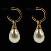 PEARL TEARDROP EARRINGS - Image 4