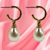 PEARL TEARDROP EARRINGS - Image 6