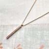 FOUR SIDED CRYSTAL BAR PENDANT - Image 4
