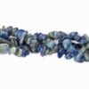 bracelet with clusters of blue gems laid horizontally