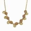 WHITE CATS EYE & CRYSTAL NECKLACE SET - Image 11