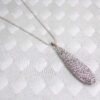 SPARKLING LONG CRYSTAL TEARDROP PENDANT - Image 4