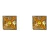 square-cut topaz earrings